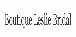 Boutique Leslie Bridal